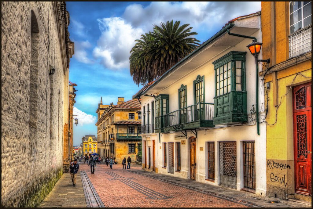 La candelaria neighborhood in Bogota Colombia tours and travels