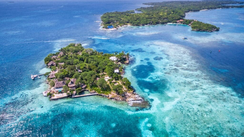 Rosario islands in Cartagena Colombia travel and tourism